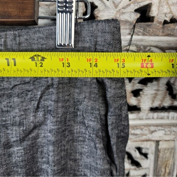 Theory Heather Grey Straightleg Ankle Pants with Pockets Womens Size 6 - Picture 9 of 14